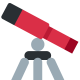 Telescope icon, observatories